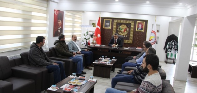 Türkiye Maden İşleri Sendika Başkanından, Başkan Tutal’a ziyaret
