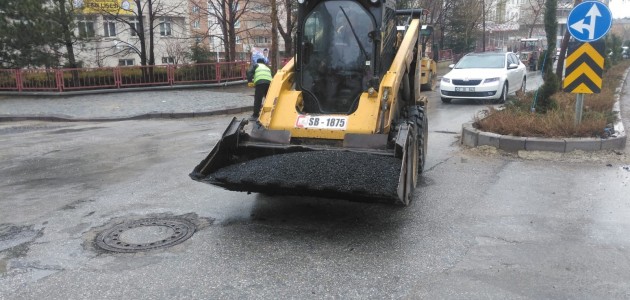 Seydişehir Belediyesinden deforme olan yolları onardı