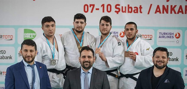 Konya Büyükşehir Belediyesporlu judoculardan 1 altın, 2 bronz