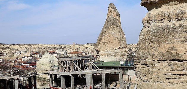Kapadokya’da 15 yapı yıkılacak