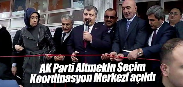 AK Parti Altınekin Seçim Koordinasyon Merkezi açıldı