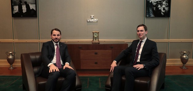 Hazine ve Maliye Bakanı Albayrak: Kushner ile iş birliğini artırmaya yönelik adımları görüştük