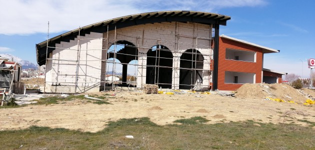 Seydişehir itfaiye merkez binası inşaatı son aşamasında