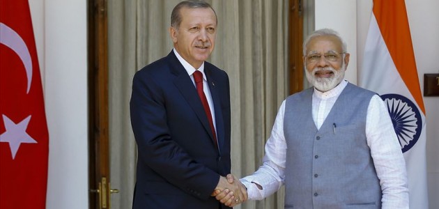 Cumhurbaşkanı Erdoğan ile Hindistan Başbakanı Modi telefonda görüştü