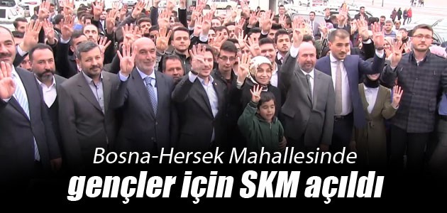 AK Parti Gençlik Kolları Bosna Hersek Mahallesinde SKM açtı