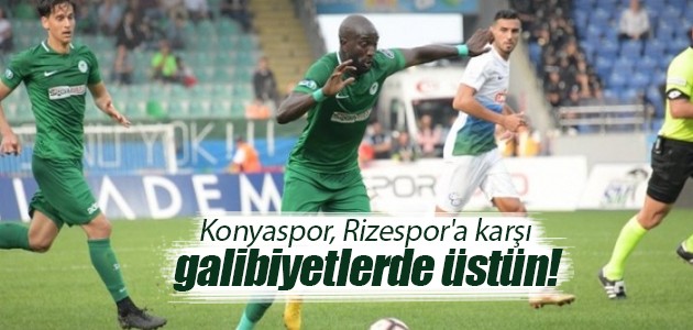 Konyaspor, Rizespor’a karşı galibiyetlerde üstün!