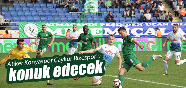 Atiker Konyaspor Çaykur Rizespor’u konuk edecek