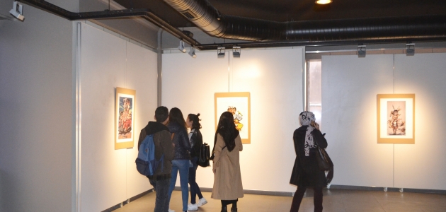 MEDAŞ Sanat Galerisinde karikatür sergisi