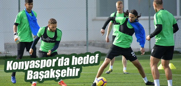Konyaspor’da, Medipol Başakşehir maçı hazırlıkları devam etti