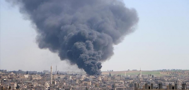Esed rejimi İdlib’de pazar yerine saldırdı: 10 ölü