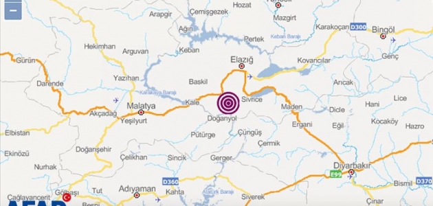 Elazığ’da 5,2 büyüklüğünde deprem
