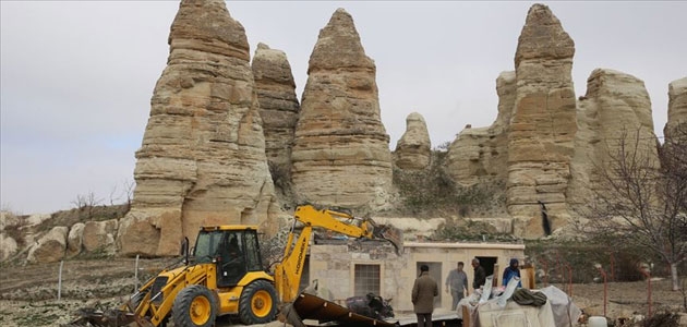 Kapadokya’da son 5 ayda 101 yapı yıkıldı