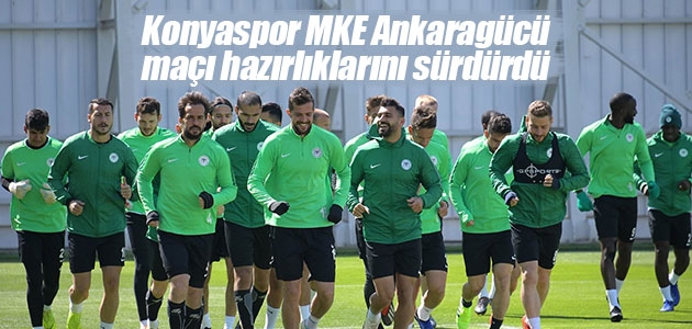 Atiker Konyaspor’da MKE Ankaragücü maçı hazırlıkları