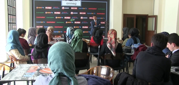Hukuk fakültesi öğrencileri KONTV hizmet binasını gezdi