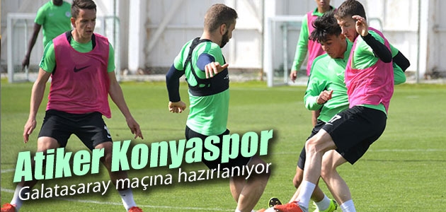 Atiker Konyaspor Galatasaray maçına hazırlanıyor