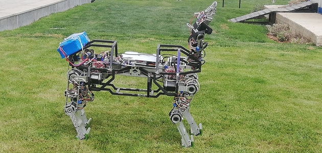 4 ayaklı arazi robotu üretildi