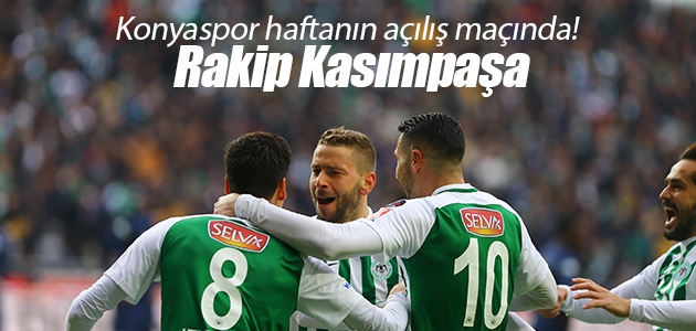 Konyaspor haftanın açılış maçında! Rakip Kasımpaşa