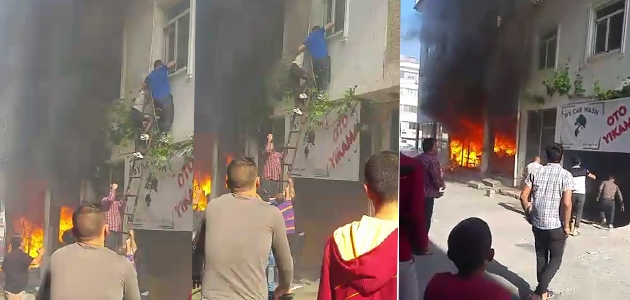 Konya’da yangın paniği! Dumandan iki kişi etkilendi