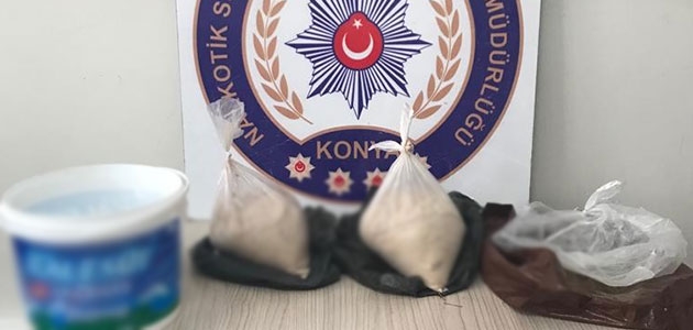 Konya’da 2 kilo eroin ele geçirildi