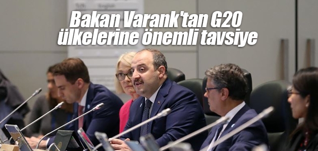 Bakan Varank’tan G20 ülkelerine önemli tavsiye