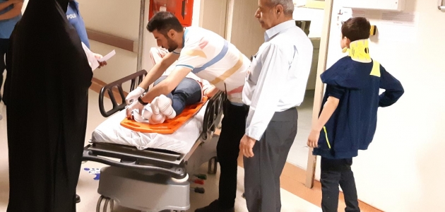 Siirt’te trafik kazası 10 yaralı