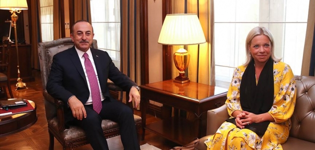 Çavuşoğlu BM Irak Özel Temsilcisi Plasschaert ile görüştü