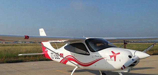 Selçuk Üniversitesi ilk uçağını aldı