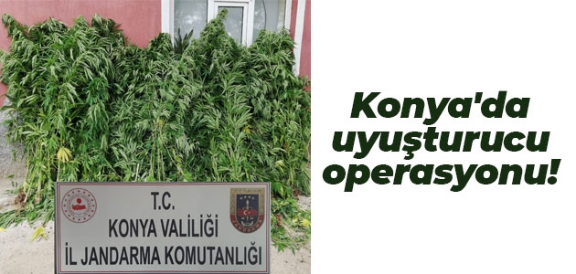 Konya’da uyuşturucu operasyonu!