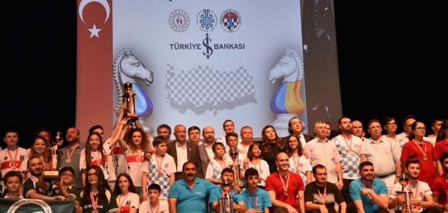 Türkiye Kulüpler Satranç Şampiyonası Finalleri’nin ödülleri Selçuklu’da sahibini buldu