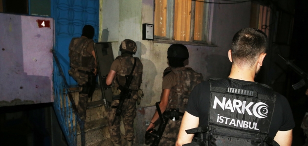 İstanbul’da uyuşturucu operasyonu: 50 gözaltı
