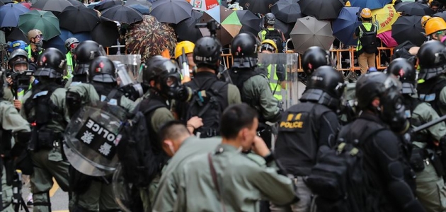 Hong Kong’daki protestolarda 13 kişi gözaltına alındı