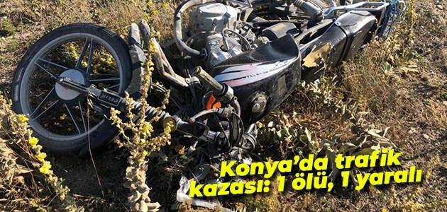 Akşehir’de trafik kazası: 1 ölü, 1 yaralı