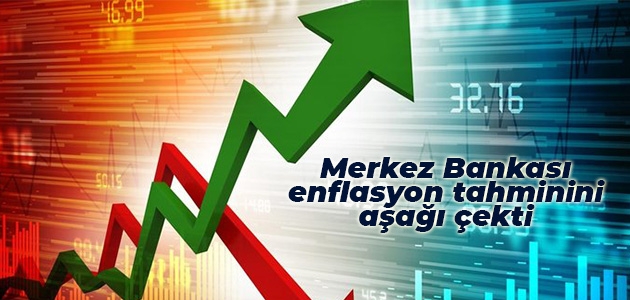 Merkez Bankası enflasyon tahminini aşağı çekti