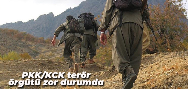 PKK/KCK terör örgütü zor durumda