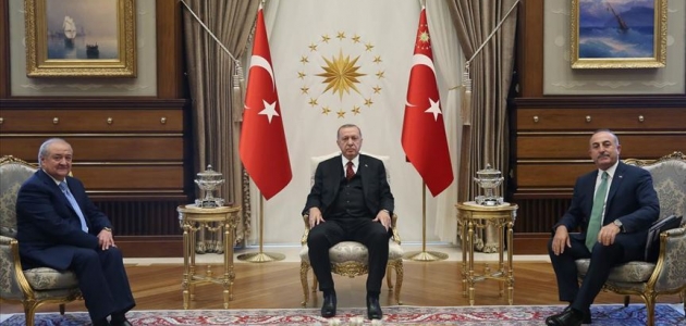 Cumhurbaşkanı Erdoğan Özbekistan Dışişleri Bakanı Kamilov’u kabul etti