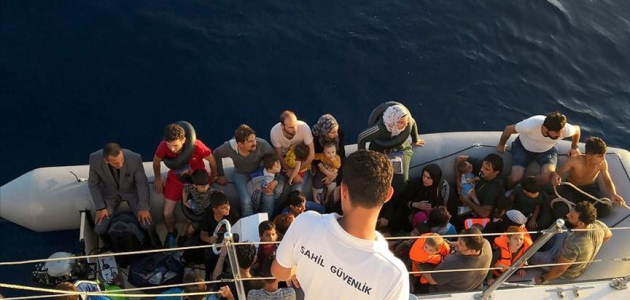 Didim’de 128 düzensiz göçmen yakalandı