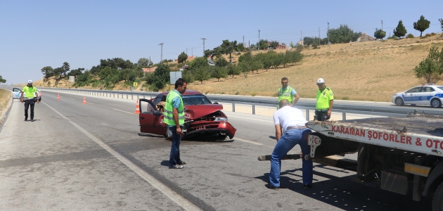Karaman’da trafik kazası: 10 yaralı