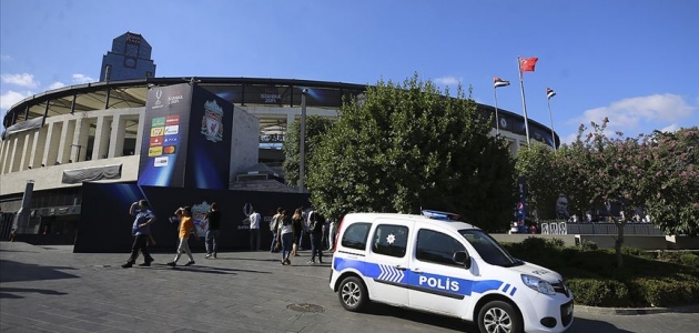 UEFA Süper Kupa finali için 15 bin polis görevlendirildi