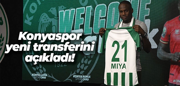 Konyaspor yeni transferini açıkladı!
