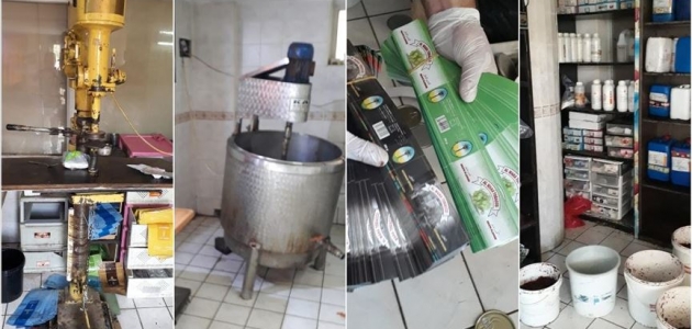 Adana’da sahte nargile tütünü imalathanesine operasyon