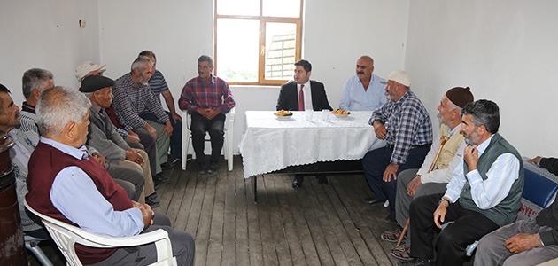 Kaymakam Bozkurtoğlu vatandaşlarla buluştu