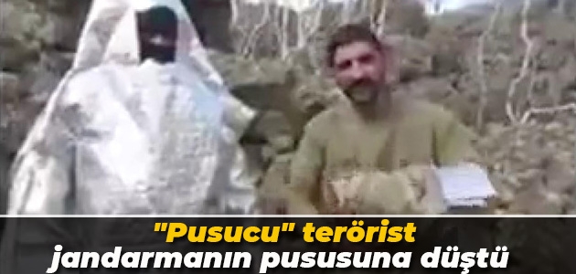 “Pusucu“ terörist, jandarmanın pususuna düştü