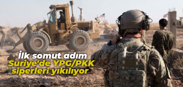 Suriye’de YPG/PKK siperleri yıkılıyor