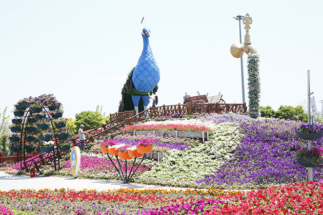 Selçuklu Çiçek Bahçesi şehrin cazibe merkezi oldu