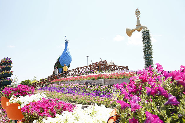 Selçuklu Çiçek Bahçesi şehrin cazibe merkezi oldu