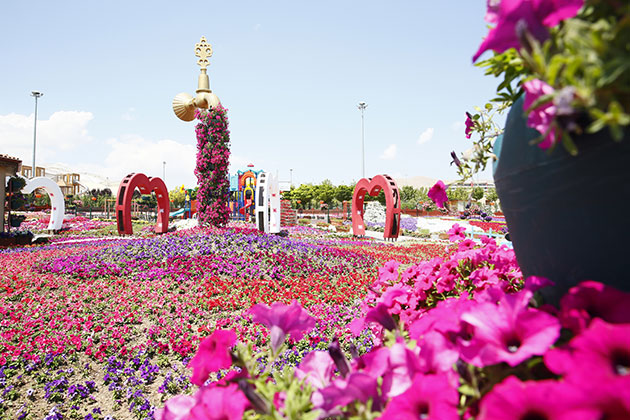 Selçuklu Çiçek Bahçesi şehrin cazibe merkezi oldu