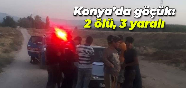 Konya’da göçük: 2 ölü, 3 yaralı