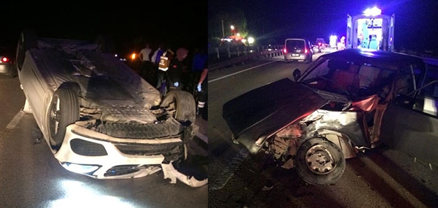 Bursa’da trafik kazası: 10 yaralı