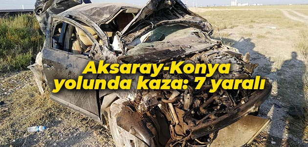 Aksaray-Konya yolunda kaza: 7 yaralı