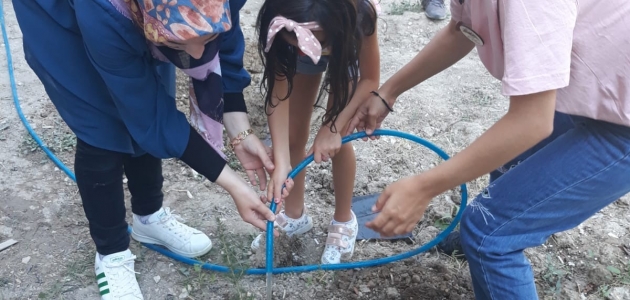 Konya’da özel çocuklar fidanları toprakla buluşturdu